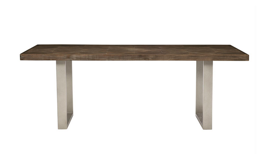 Bernhardt Draper Rustic Style Dining Table With Adjustable Glides