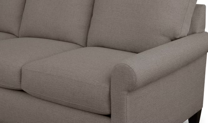 Bassett Spencer Casual Sofa with Rolled Arms