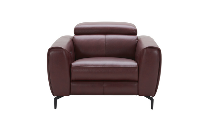 Lorenzo Premium Italian Leather Motion Recliner Chair- Jennifer Furniture