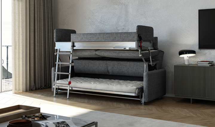 Luonto Elevate Bunk Bed Sleeper Sofa-Jennifer Furniture