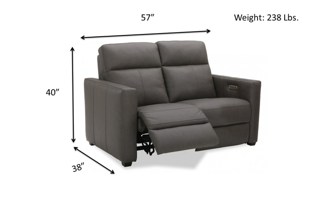 Flexsteel Broadway Power Reclining Loveseat With Power Headrest-jennifer funiture