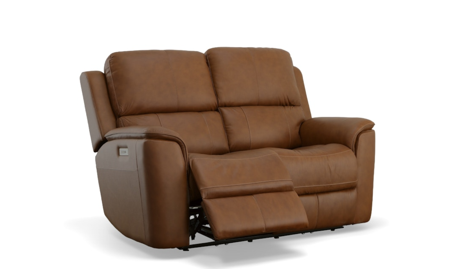 Flexsteel Henry Leather Power Recliner Living Room Set-jenniferfurniture