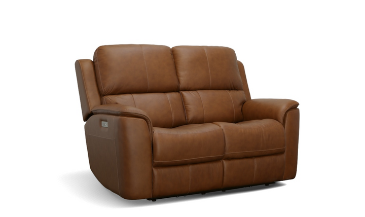 Flexsteel Henry Leather Power Recliner Living Room Set-jenniferfurniture