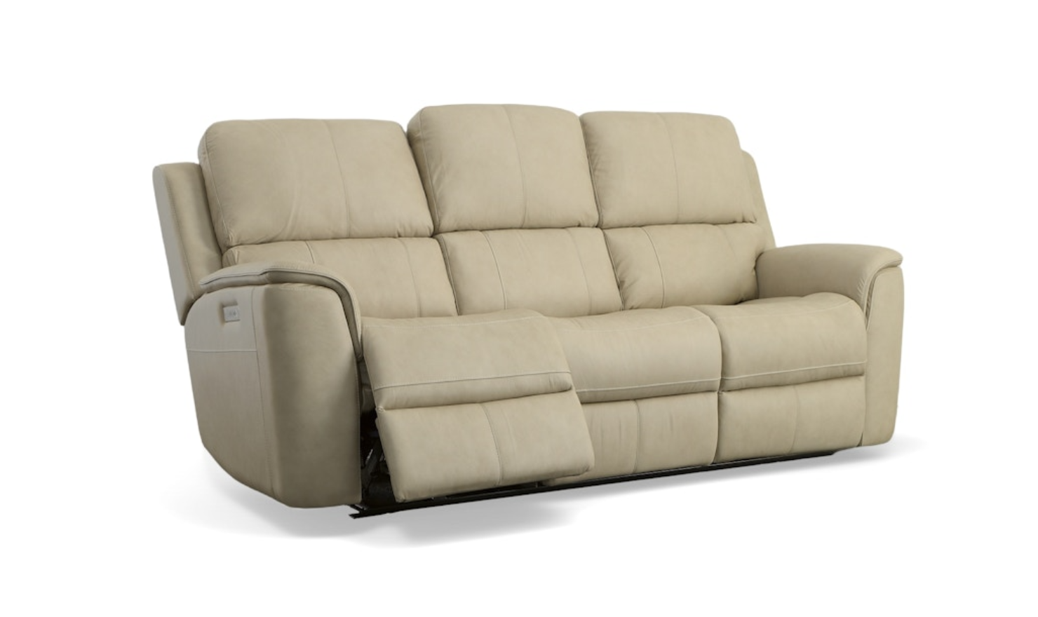 Flexsteel Henry Leather Power Recliner Living Room Set-jenniferfurniture