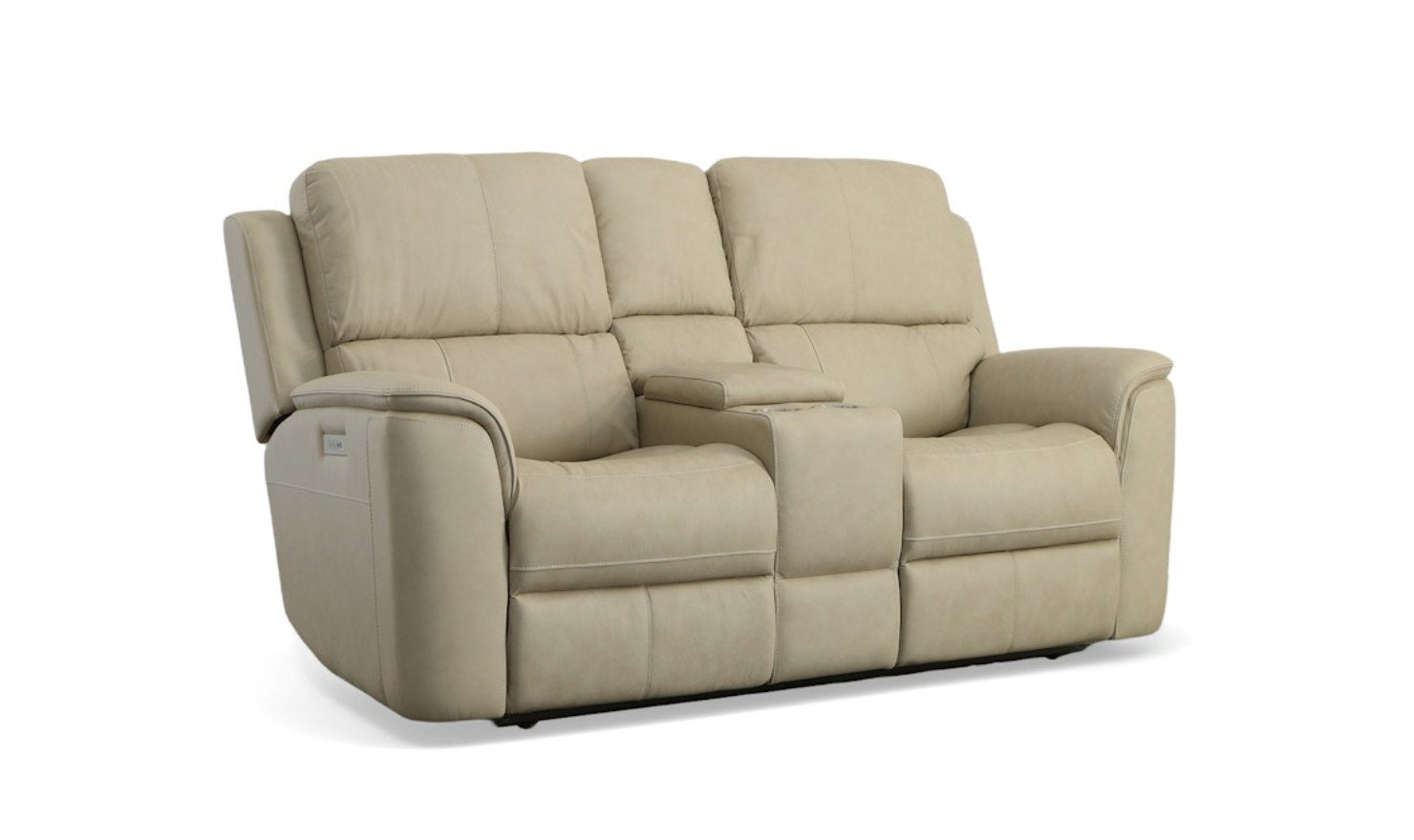 Flexsteel Henry Leather Power Recliner Living Room Set-jenniferfurniture