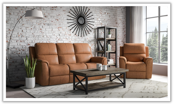 Power reclining leather living room sets sale