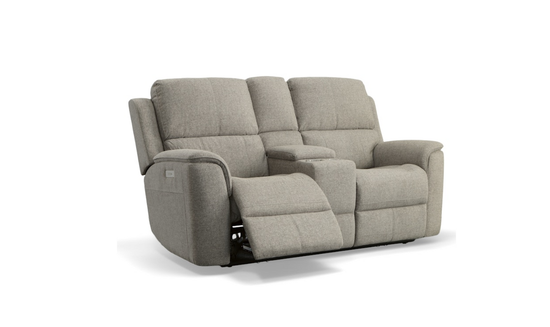 Flexsteel Henry Leather Power Recliner Living Room Set-jenniferfurniture