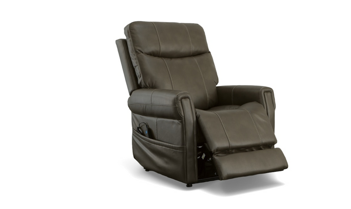 Flexsteel Jenkins Power Lift Recliner With Power Headrest And Lumbar