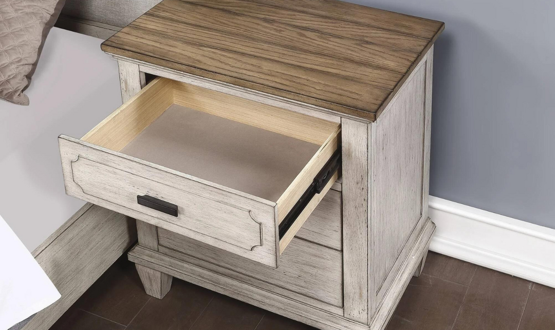 Flexsteel Newport 2 Drawer Nightstand With USB Port