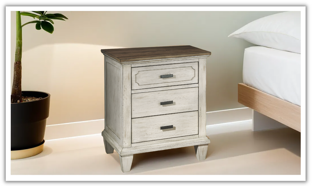 Flexsteel Newport 2 Drawer Nightstand With USB Port