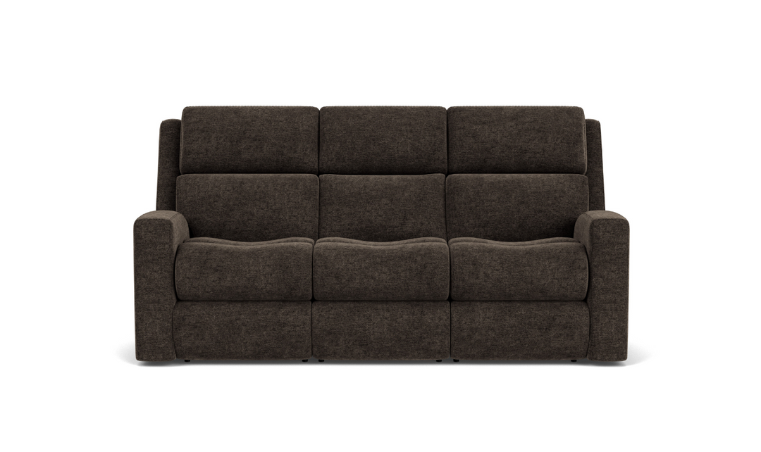 Flexsteel Score Power Reclining Sofa With Power Headrests & Lumbar-jenniferfurniture