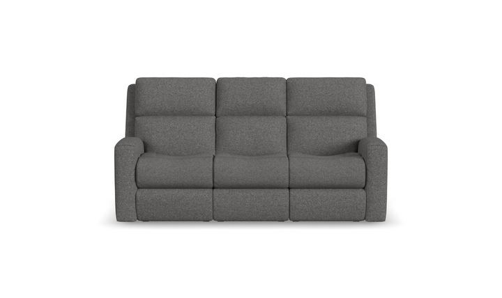 Flexsteel Score Power Reclining Sofa With Power Headrests & Lumbar-jenniferfurniture