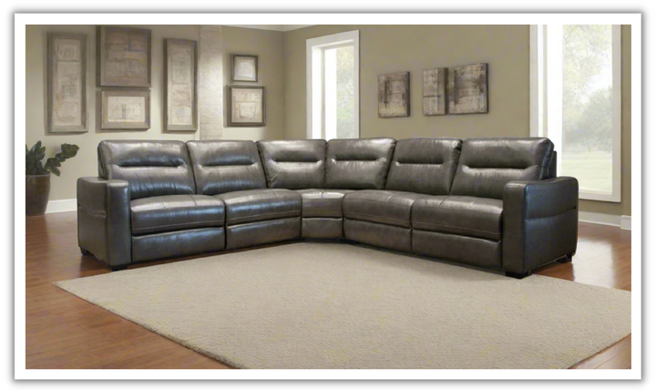 Flexsteel Monet - 6pc Power Reclining Sectional