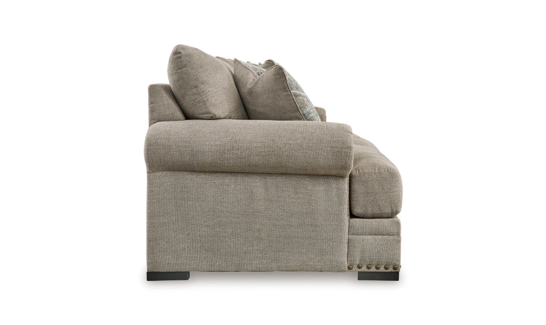 Modern Heritage Galemore 3 Seater Fabric Sofa in Quarry