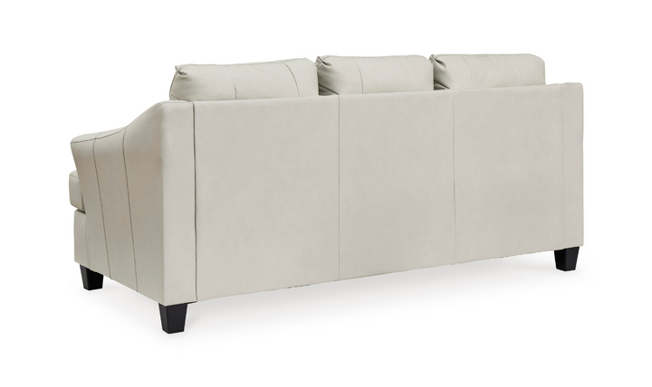 Modern Heritage Genoa 3-Seater Queen Leather Sofa Sleeper