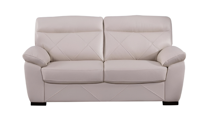 Gio Italia Latitude Cushion Back Modern Loveseat in Leather-jennifer furniture