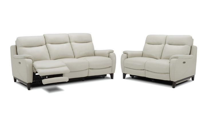 Gio Italia Leonard Dual Power Recliner Leather Living Room Set-jennifer furniture