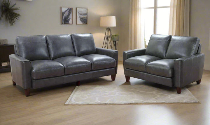 Gio Italia York Classic Leather Living Room Set (2 Pieces/ 3 Pieces)