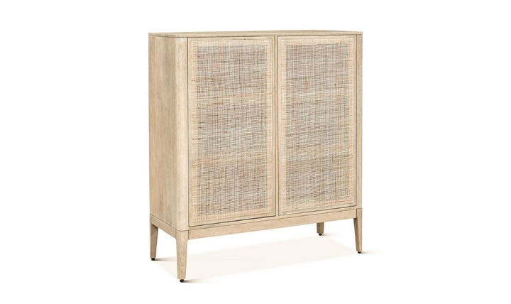 HTD Casablanca Two Door Cabinet in Mango Wood Finish-Jennifer Furniture