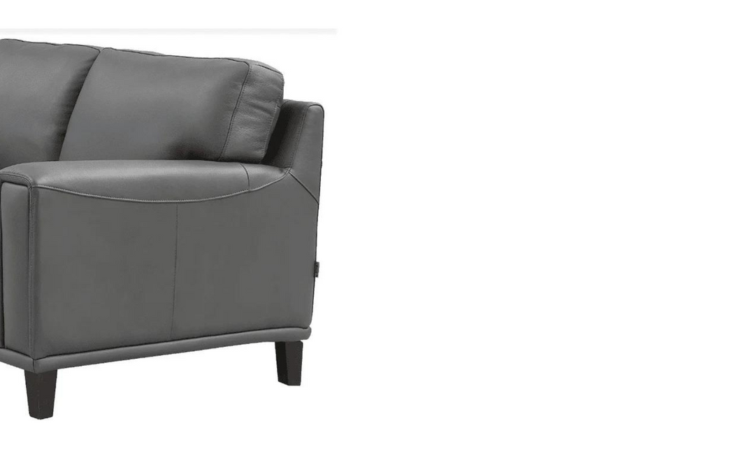 Hayward 3-Seater Leather Sofa In Gray-Jennifer Furniture