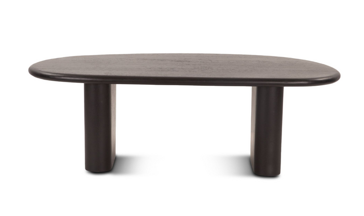 Helsinki Wooden Coffee Table in Matte Black Finish-Jennifer Furniture