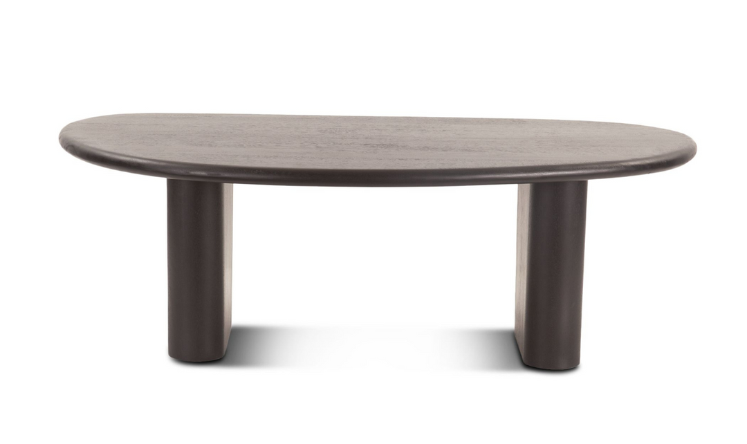 Helsinki Wooden Coffee Table in Matte Black Finish-Jennifer Furniture