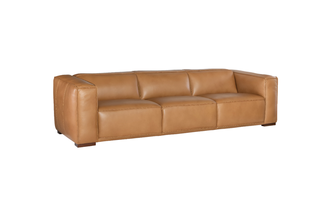 Hooker Furniture Living Room Maria 3 seater clay brown Sofa