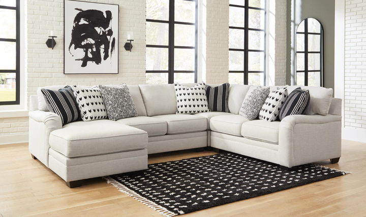 Huntsworth Sectional Sofa With Chaise In Gray