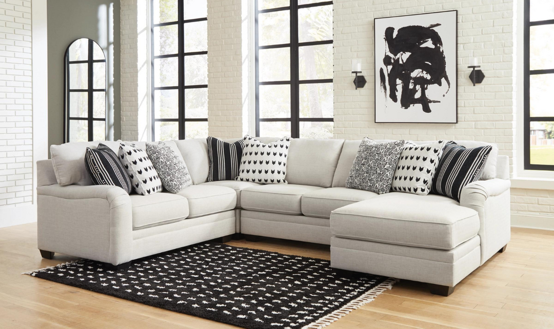 Huntsworth Sectional Sofa With Chaise In Gray