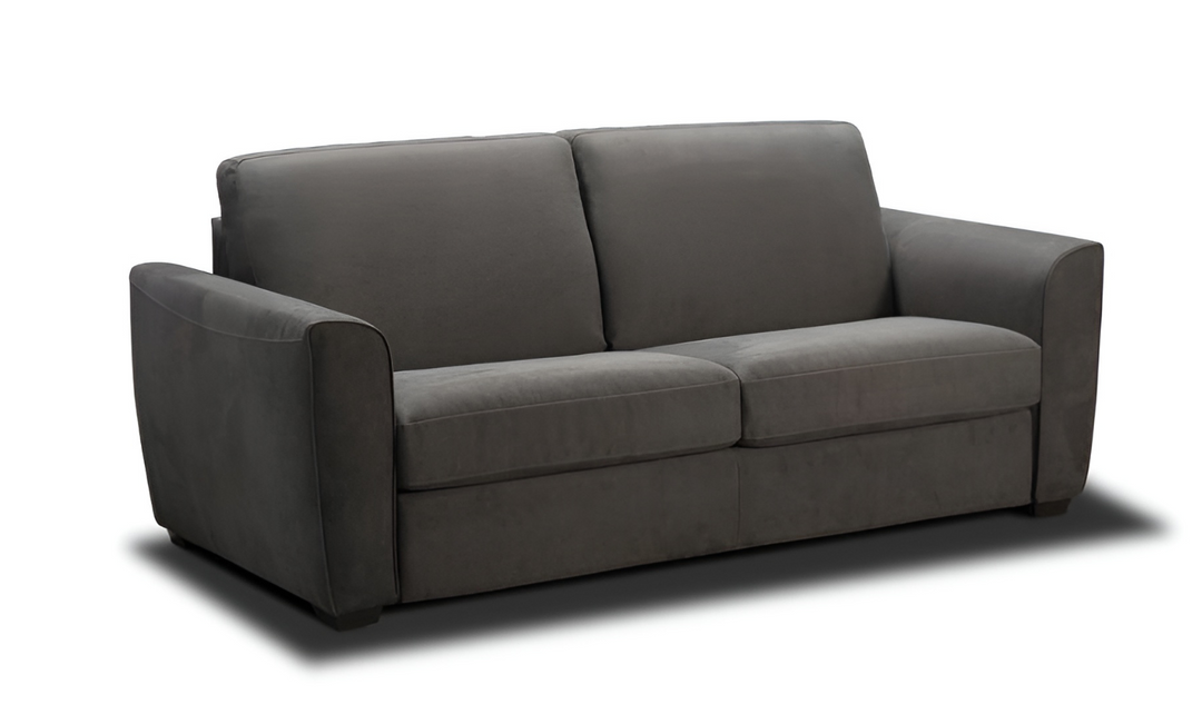 Jennifer Italia Calisto Convertible Sofa Sleeper in Dark Gray (Full Size)