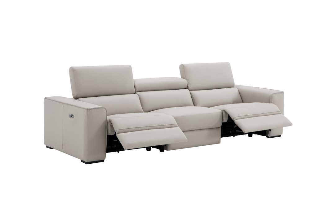 Jennifer Italia Incanto 3 Seater Power Recliner Sofa with Top grain Leather