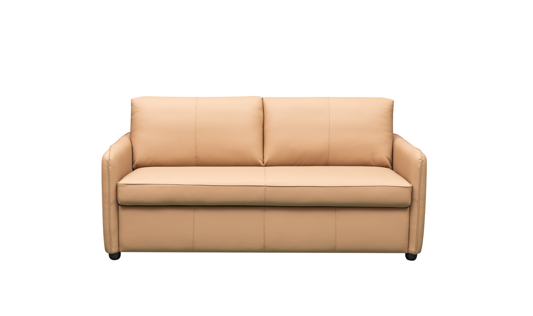 Jennifer Smart Full Leather Sleeper Sofa With Memory Foam Mattress-jennifer furniture