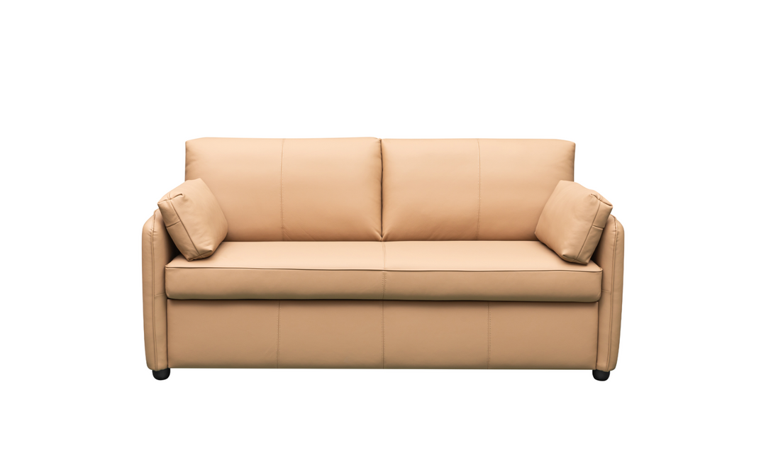 Jennifer Smart Full Leather Sleeper Sofa With Memory Foam Mattress-jennifer furniture