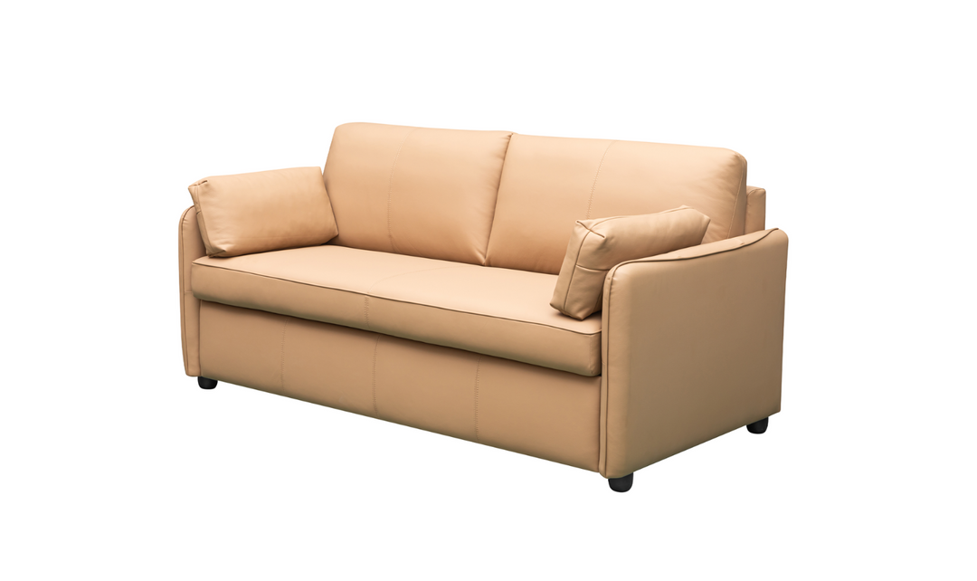 Jennifer Smart Full Leather Sleeper Sofa With Memory Foam Mattress-jennifer furniture