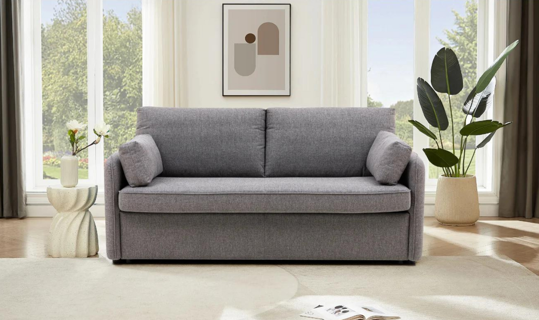 Jennifer Smart Queen Sleeper Sofa With Memory Foam Mattress