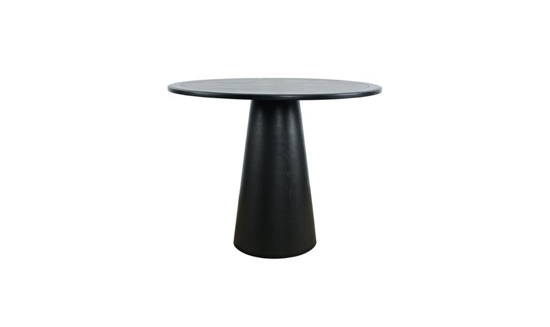 Jofran Nash Black 45" Round Counter Height Dining Table-jennifer furniture