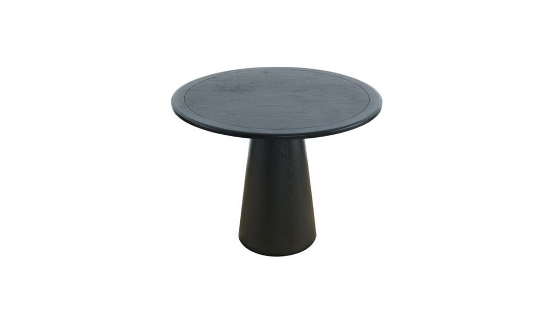 Jofran Nash Black 45" Round Counter Height Dining Table-jennifer furniture