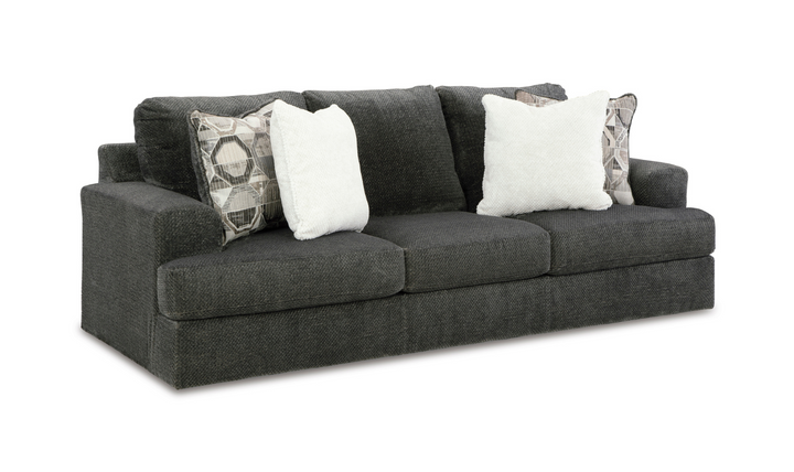 Modern Heritage Karinne 3 Seater Fabric Sofa With Accent Pillow