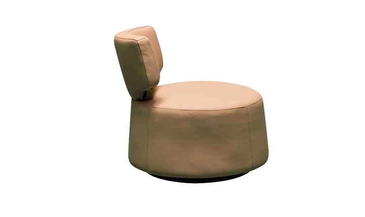 Klaussner Pietra Leather Swivel Chair