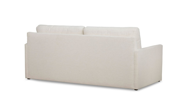 Klaussner Savannah Modern Square Arms Sofa (Fabric/Leather)