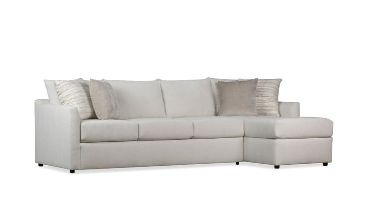 Klaussner Atlanta L-Shape Fabric Sectional Sofa