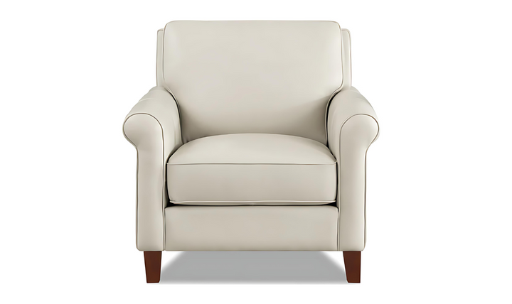 Laguna Leather Chair With Memory Foam Cushions