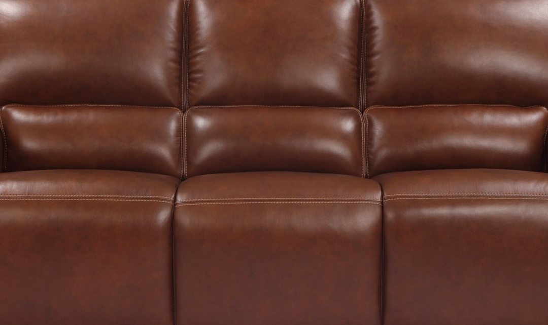 Leather Italia Broadway Power Reclining Living Room Set in Brown-Jennifer Furniture