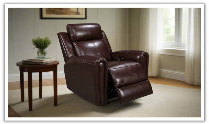 Leather Italia Jonathan Power Recliner Chair-jennifer furniture