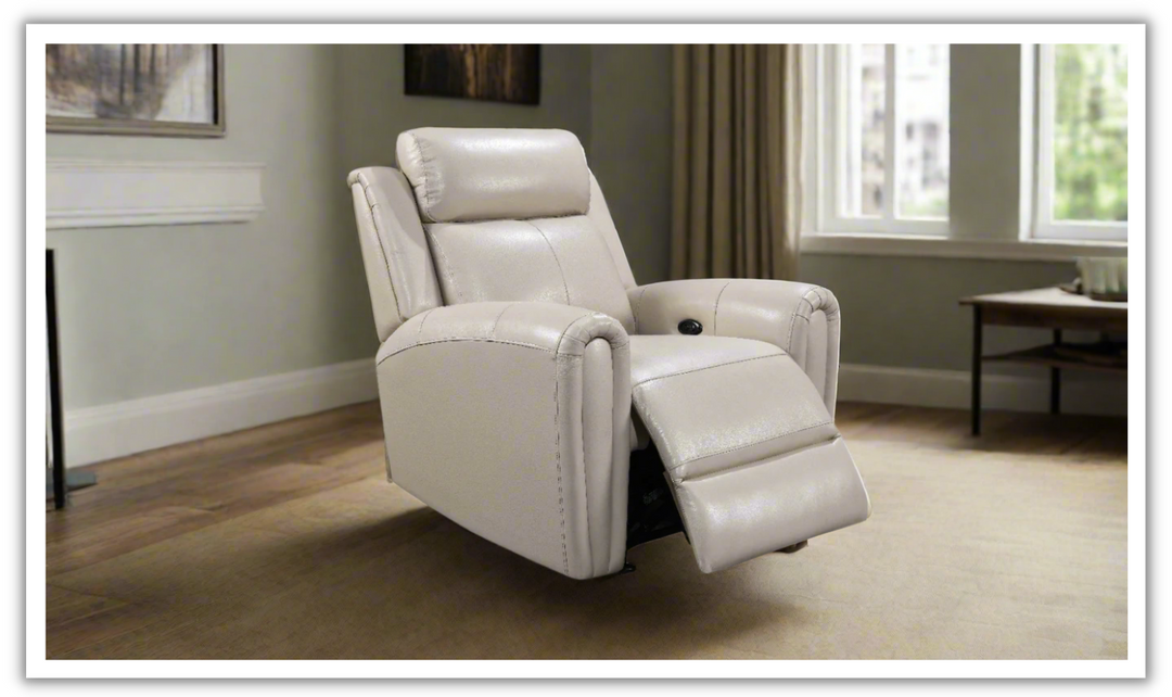 Leather Italia Jonathan Power Recliner Chair-jennifer furniture