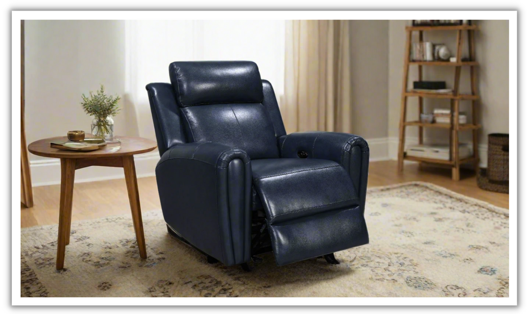 Leather Italia Jonathan Power Recliner Chair-jennifer furniture