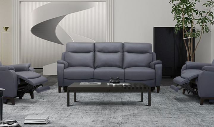 Leonard 3-Seater Dual Power Sofa with Adjustable Headrest