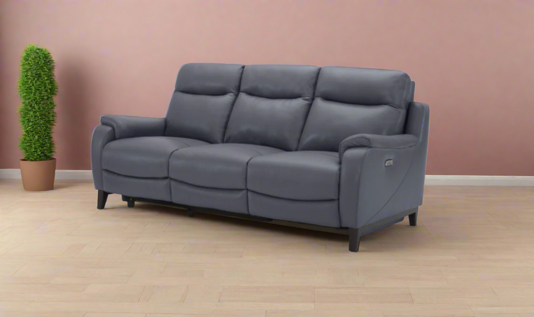 Leonard 3-Seater Dual Power Sofa with Adjustable Headrest