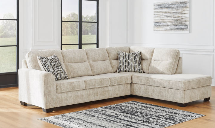 Lonoke 2-Piece L-Shaped Sectional with Chaise- Jennifer furniture