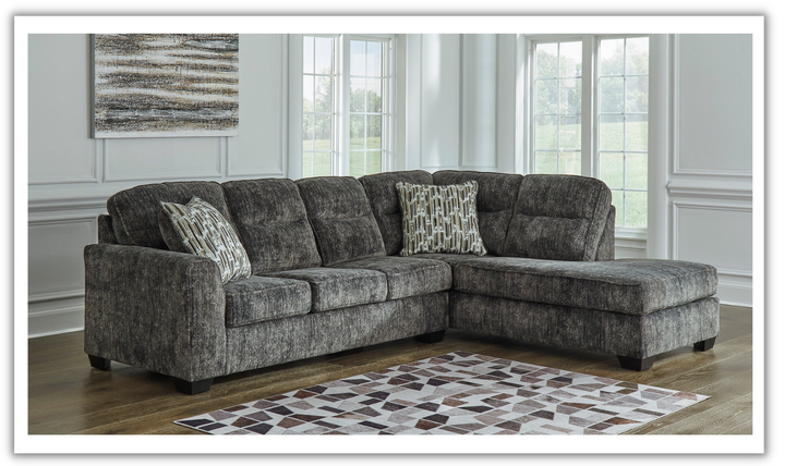 Lonoke 2-Piece L-Shaped Sectional with Chaise- Jennifer furniture